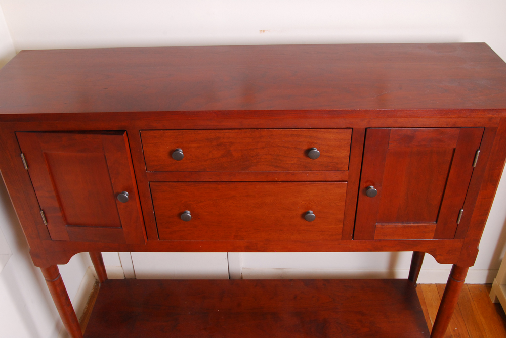 Tom Seely Furniture Handcrafted Shenandoah Cherry Wood Buffet