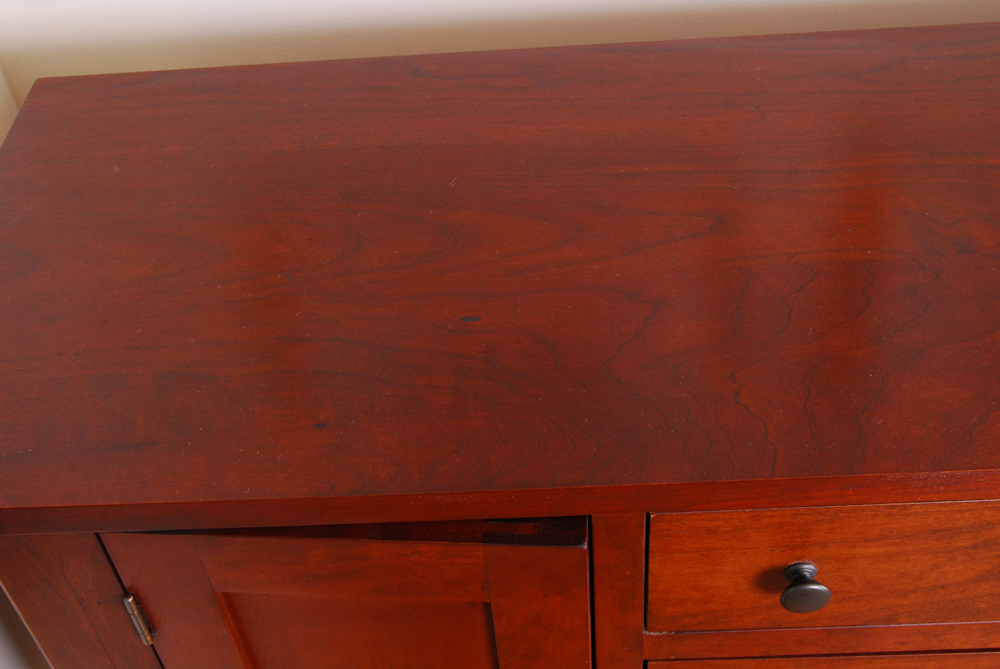 Tom Seely Furniture Handcrafted Shenandoah Cherry Wood Buffet