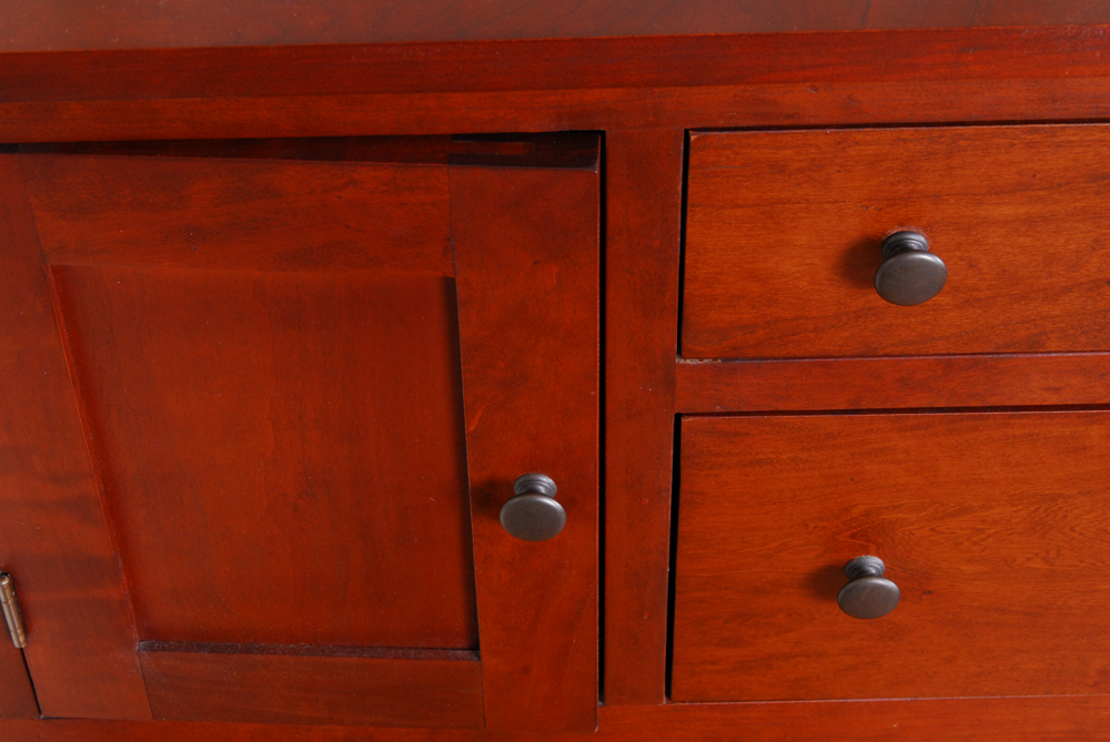 Tom Seely Furniture Handcrafted Shenandoah Cherry Wood Buffet