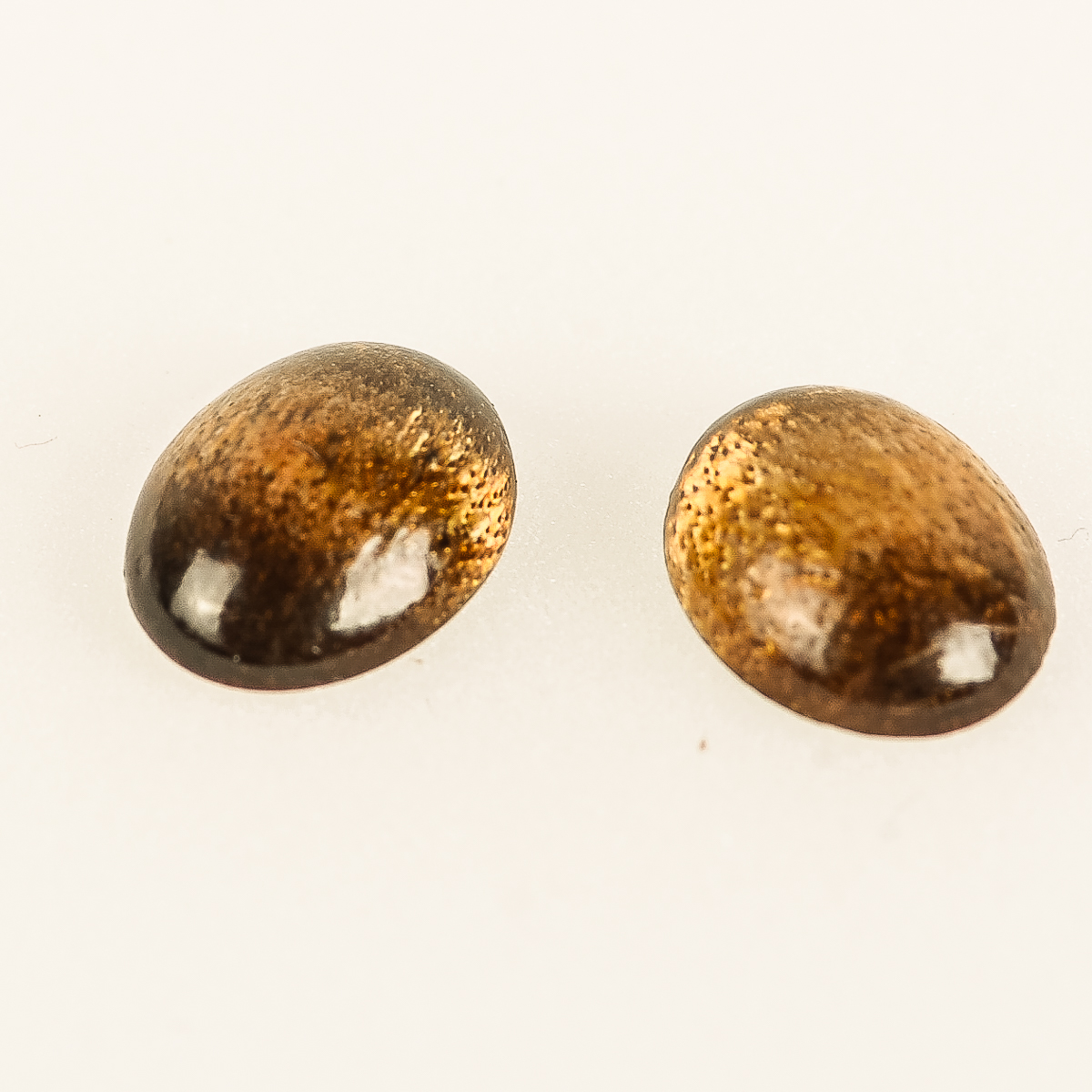 Pair of Loose Hawaiian Gold Coral Stones