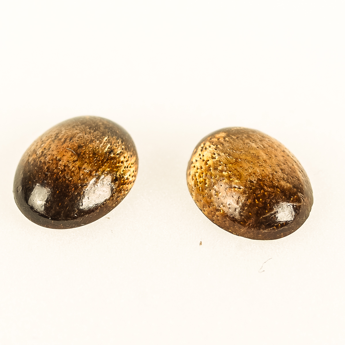 Pair of Loose Hawaiian Gold Coral Stones