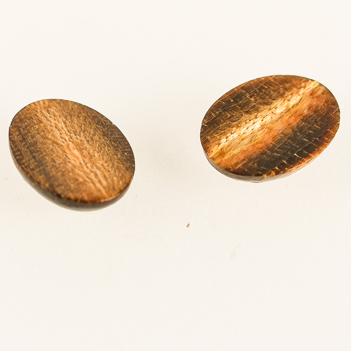 Pair of Loose Hawaiian Gold Coral Stones