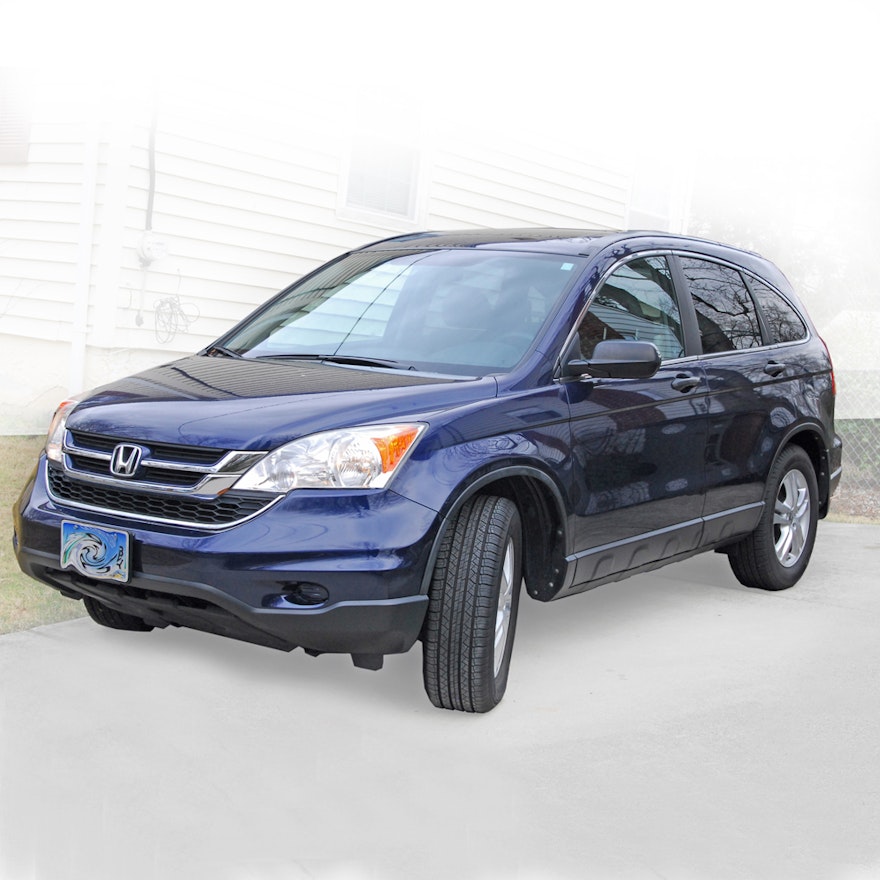 2010 Navy Blue Honda 4-Wheel Drive CR-V