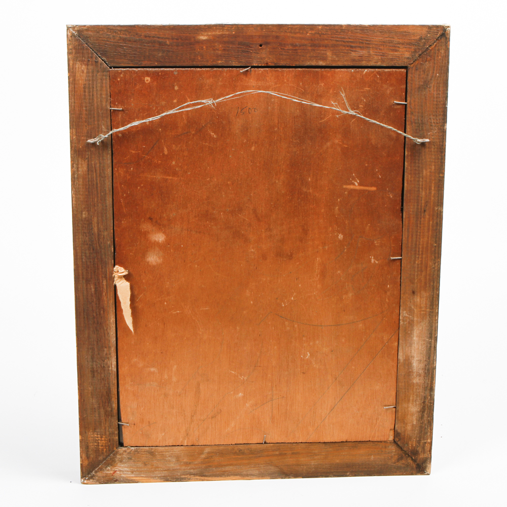 Framed Tibetan Style Buddhist Painting