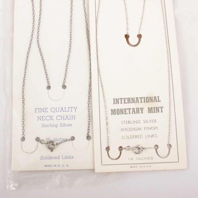 Assortment of Sterling Silver Jewelry