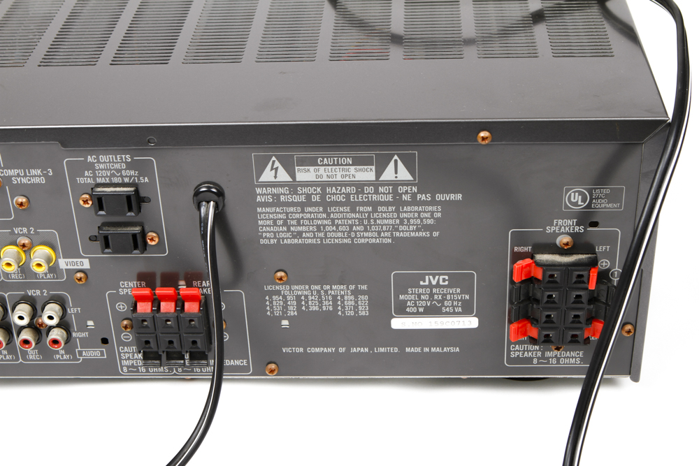 JVC and Yamaha Stereo Receivers and CD Player