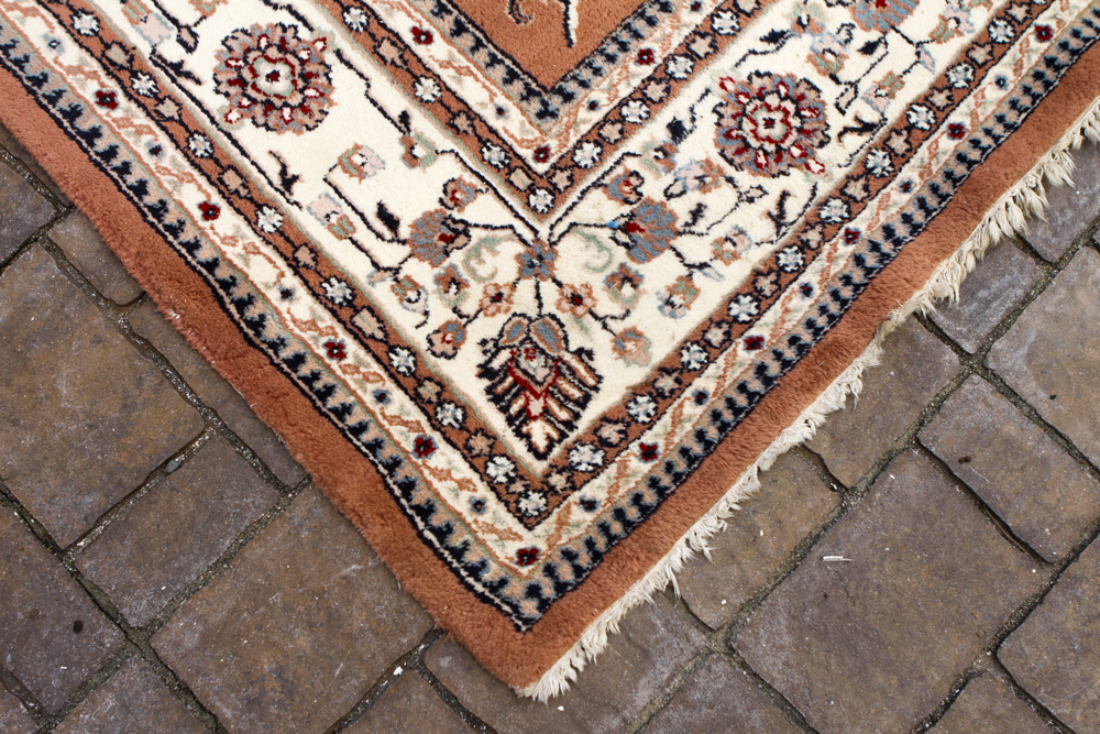 Handwoven Kerman-Style Area Rug