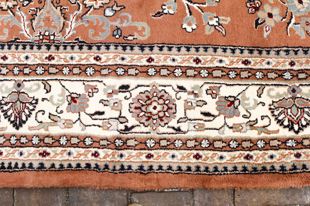 Handwoven Kerman-Style Area Rug