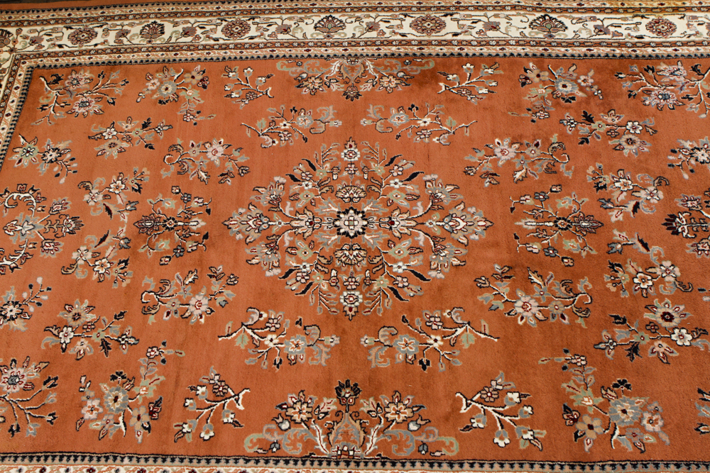 Handwoven Kerman-Style Area Rug