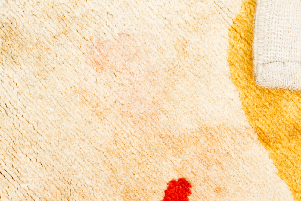 Contemporary Power Loomed Area Rug After Joan Miró