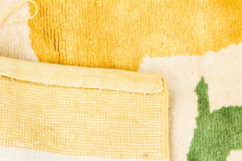 Contemporary Power Loomed Area Rug After Joan Miró