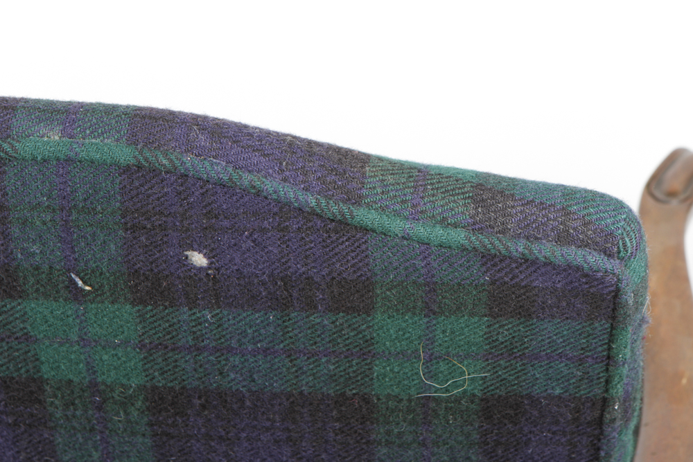 Chippendale-Style Mahogany Upholstered Arm Chair