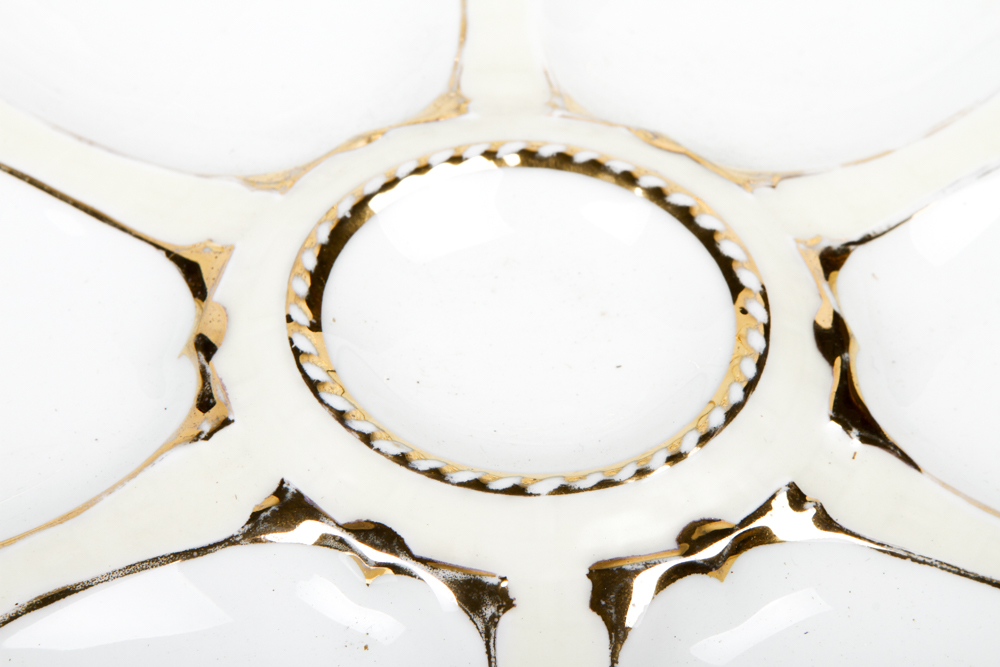 Pair of Limoges Oyster Plates