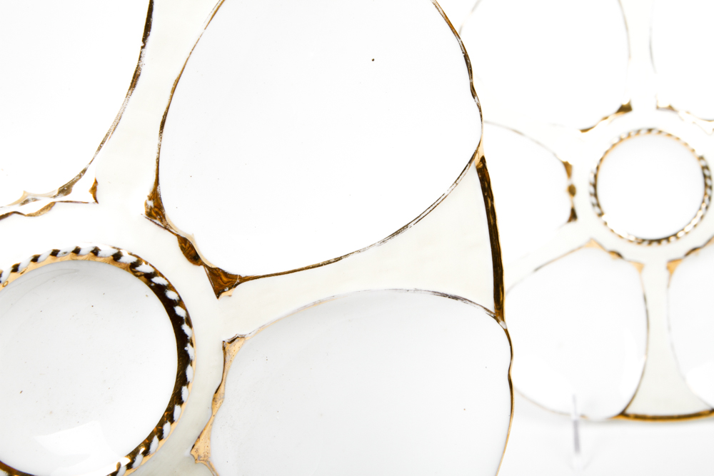 Pair of Limoges Oyster Plates