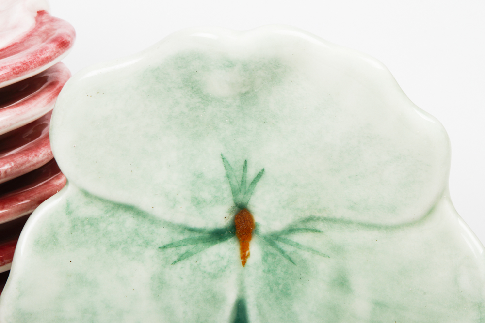 Italian Pansy Plates