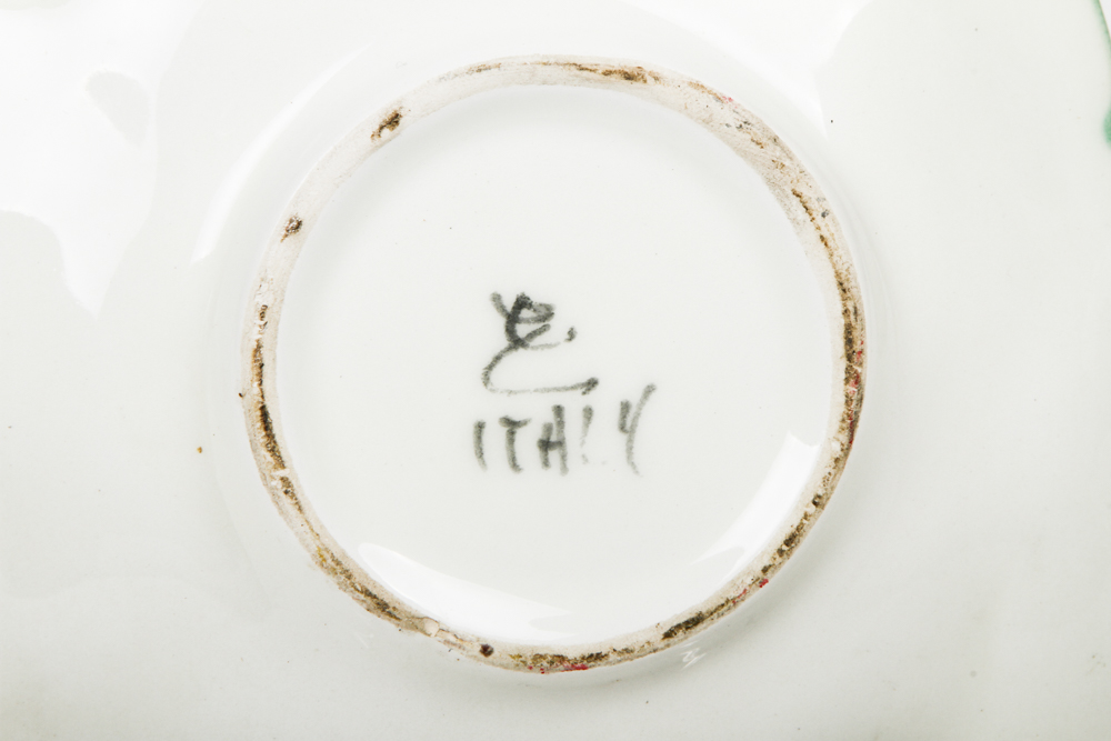 Italian Pansy Plates