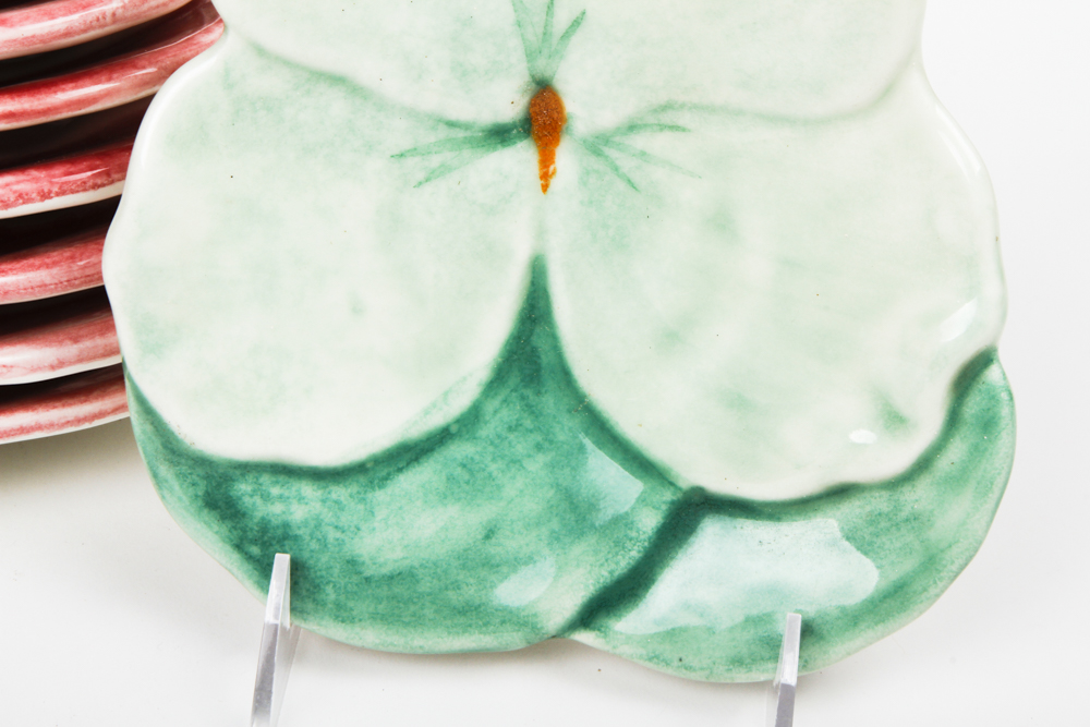 Italian Pansy Plates