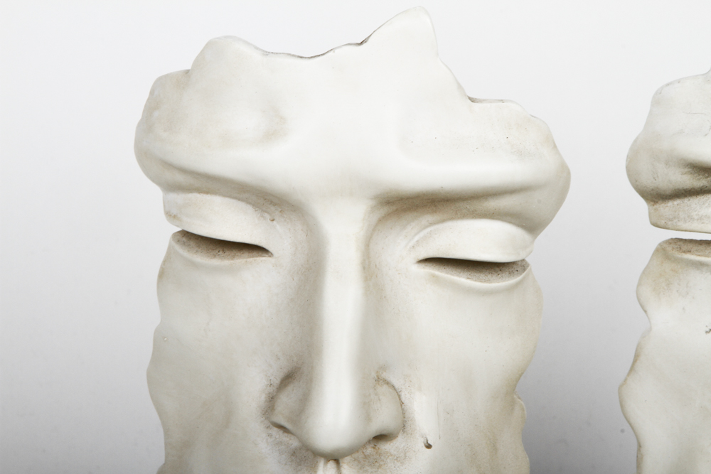 Pair of Vitruvian "Blowing A Kiss" Votive Holders