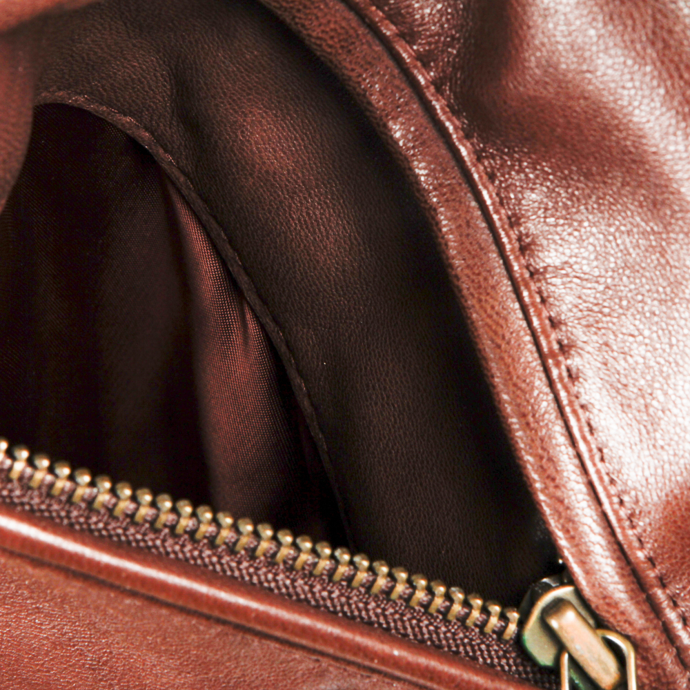 Men's Polo Leather Jacket