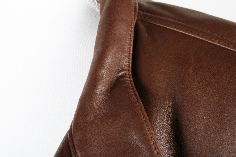 Men's Polo Leather Jacket