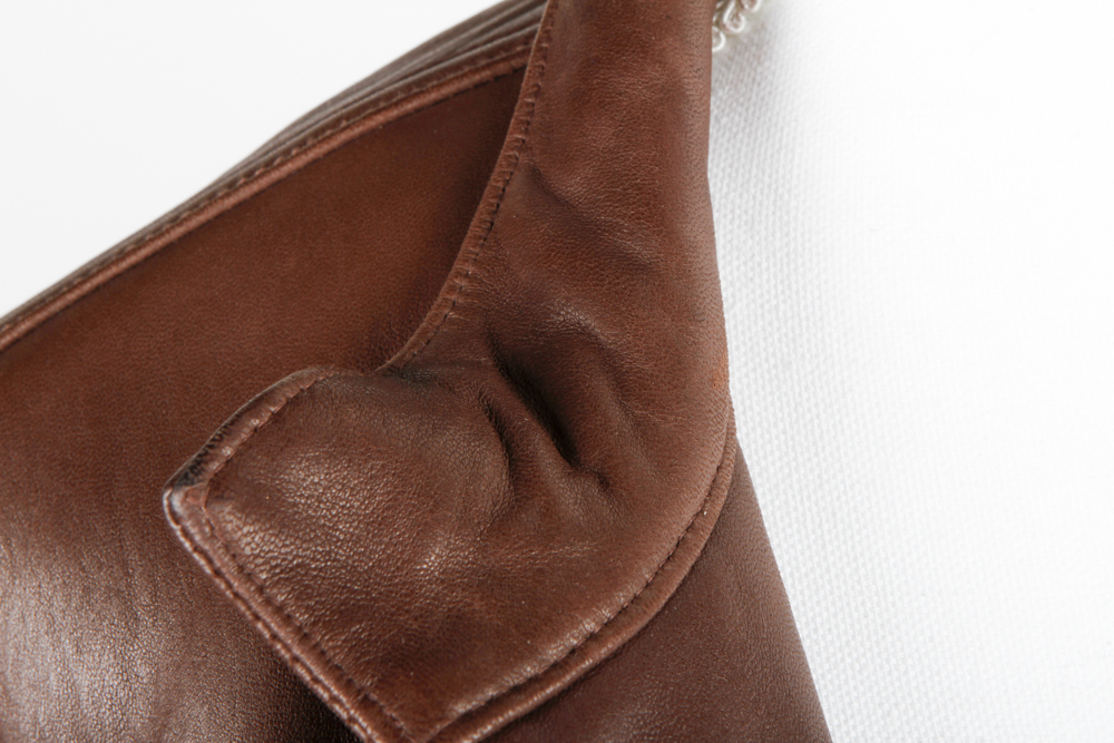 Men's Polo Leather Jacket