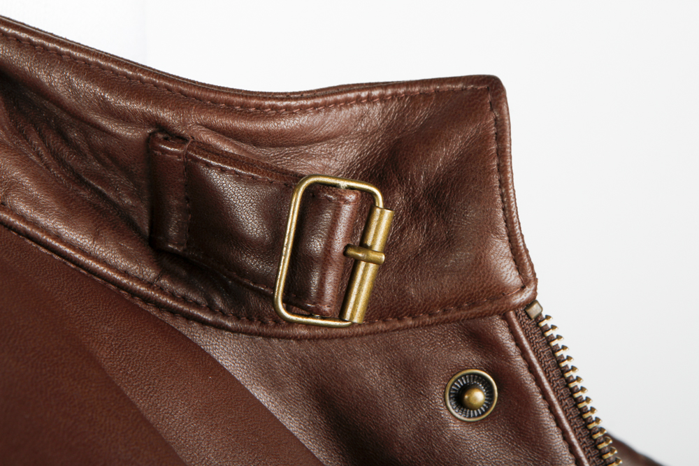 Men's Polo Leather Jacket