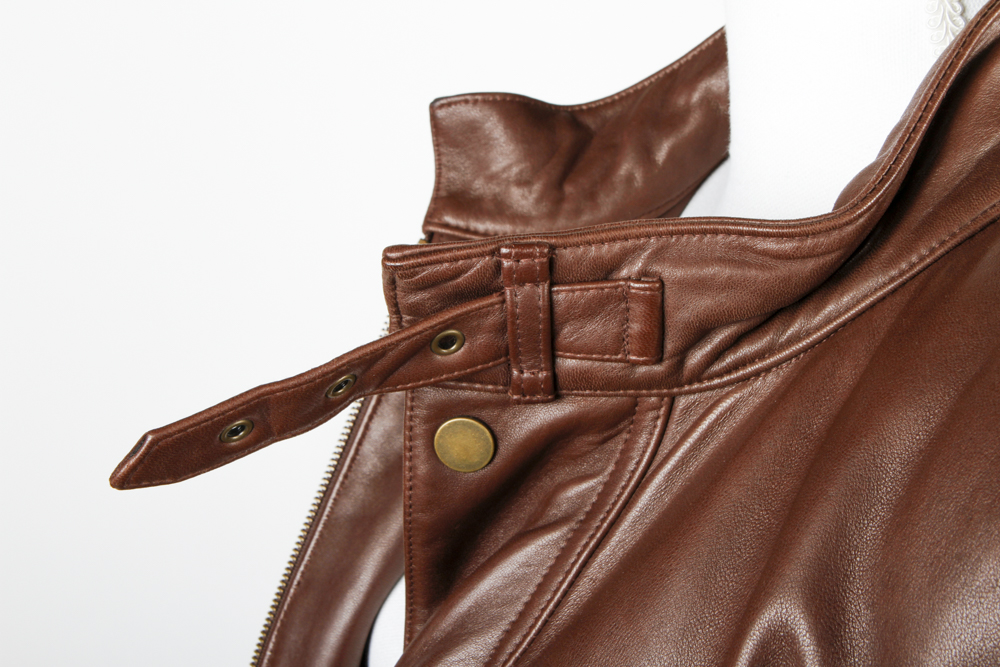 Men's Polo Leather Jacket
