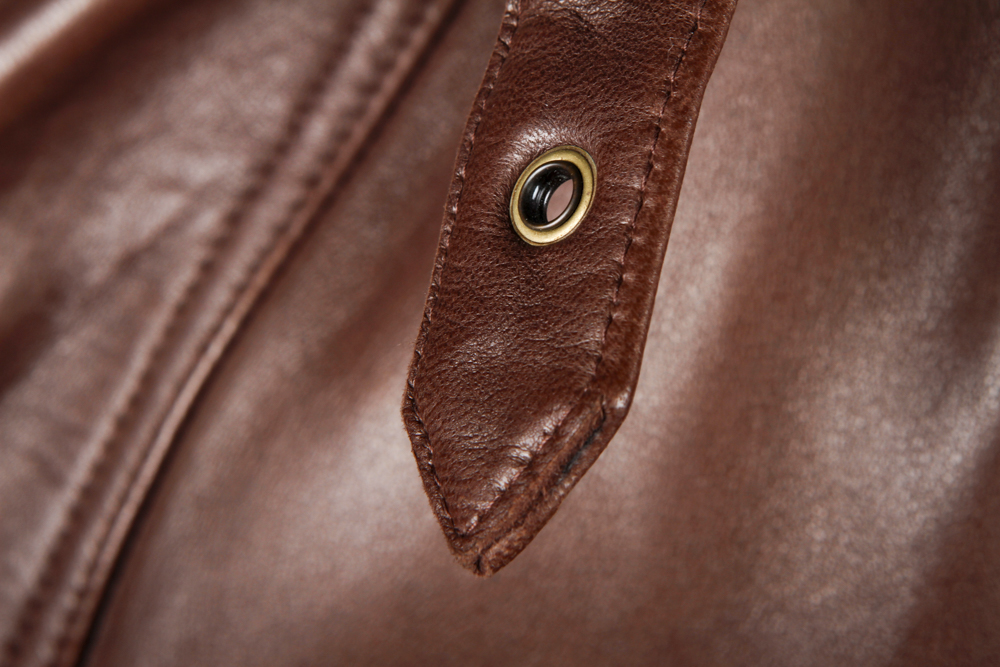 Men's Polo Leather Jacket