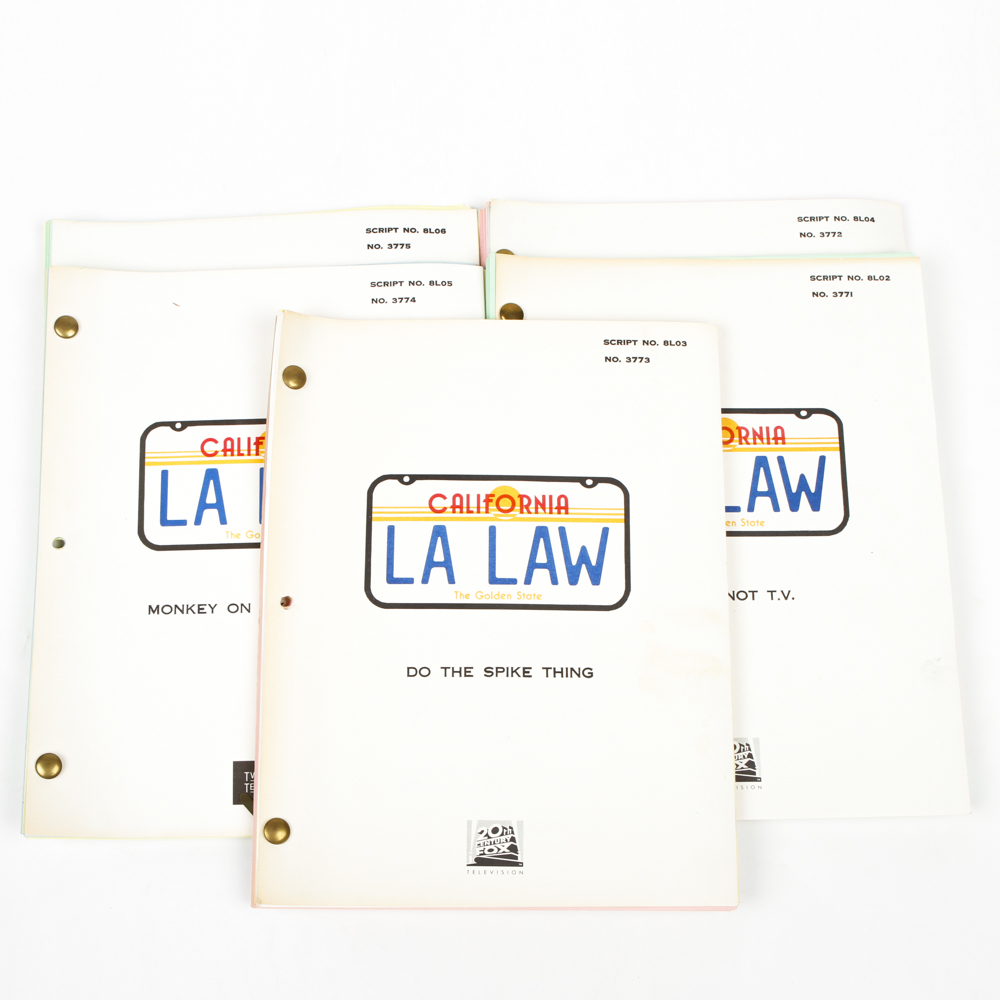 Group of "LA Law" Scripts