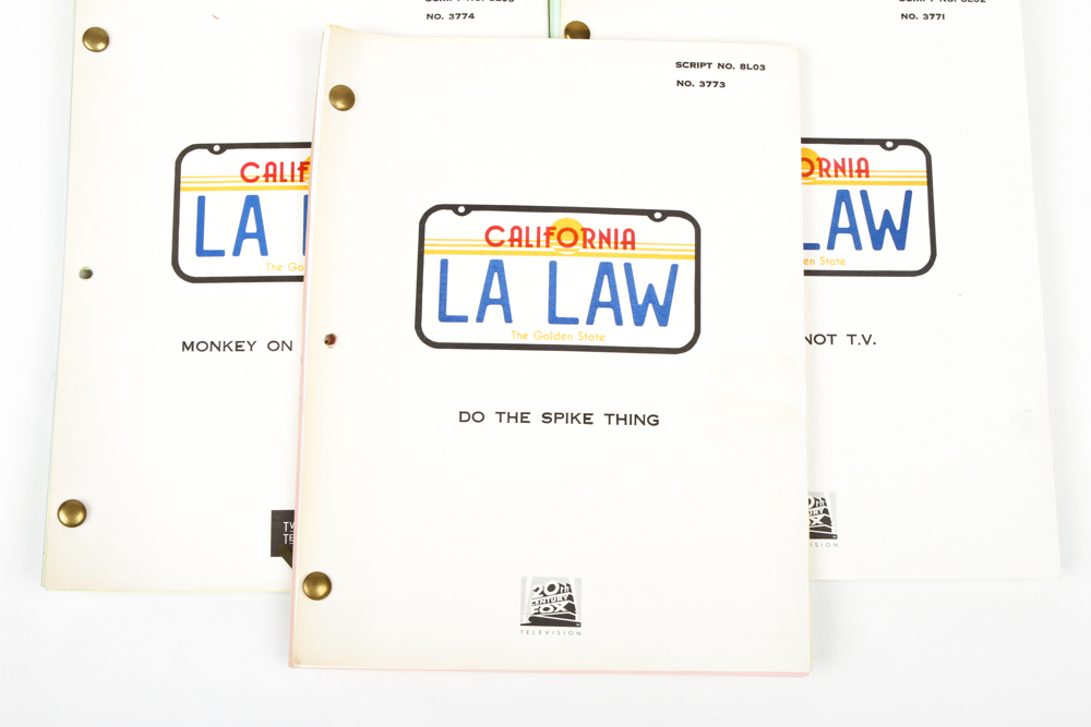 Group of "LA Law" Scripts