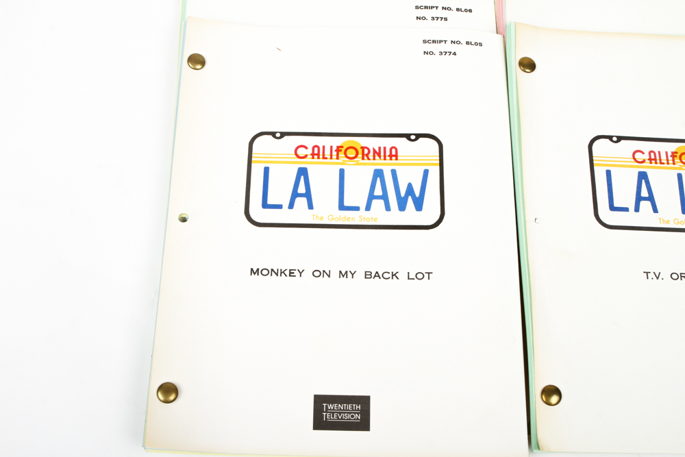 Group of "LA Law" Scripts