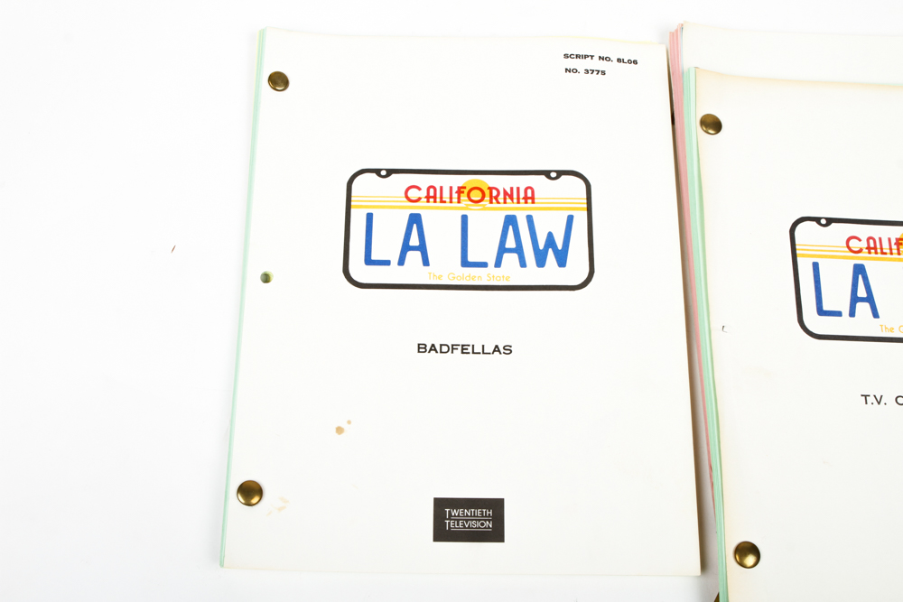 Group of "LA Law" Scripts