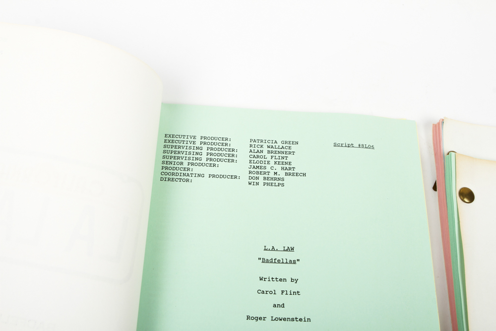 Group of "LA Law" Scripts