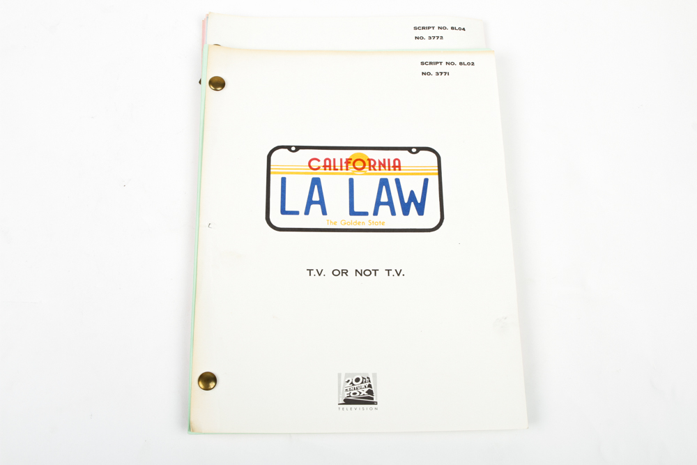 Group of "LA Law" Scripts