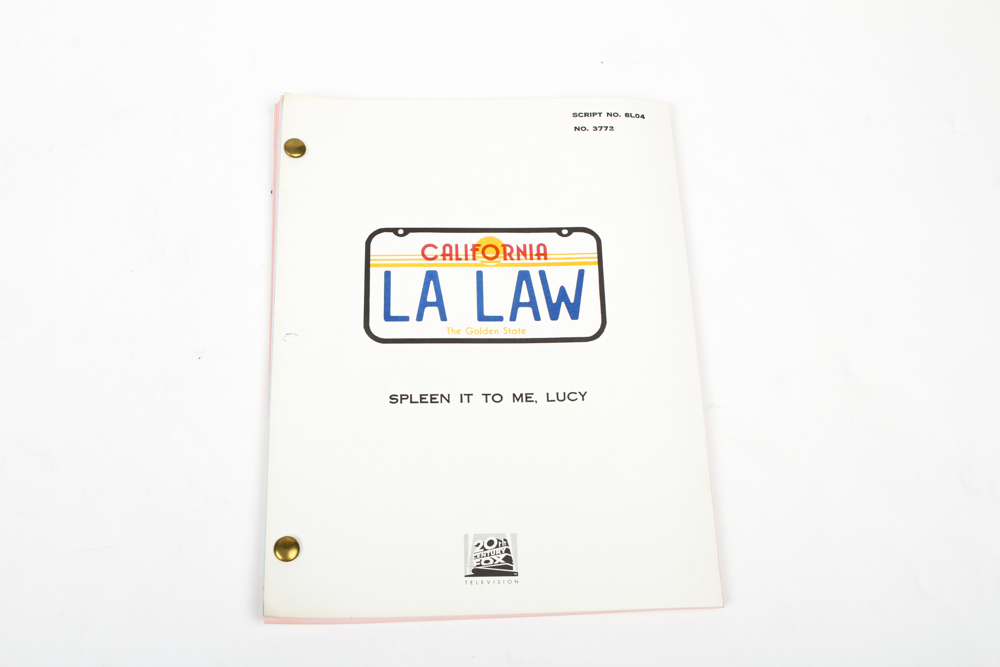 Group of "LA Law" Scripts