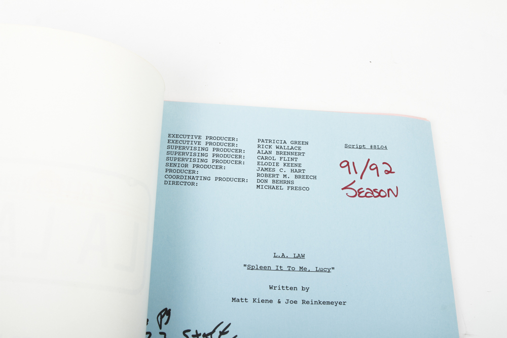 Group of "LA Law" Scripts