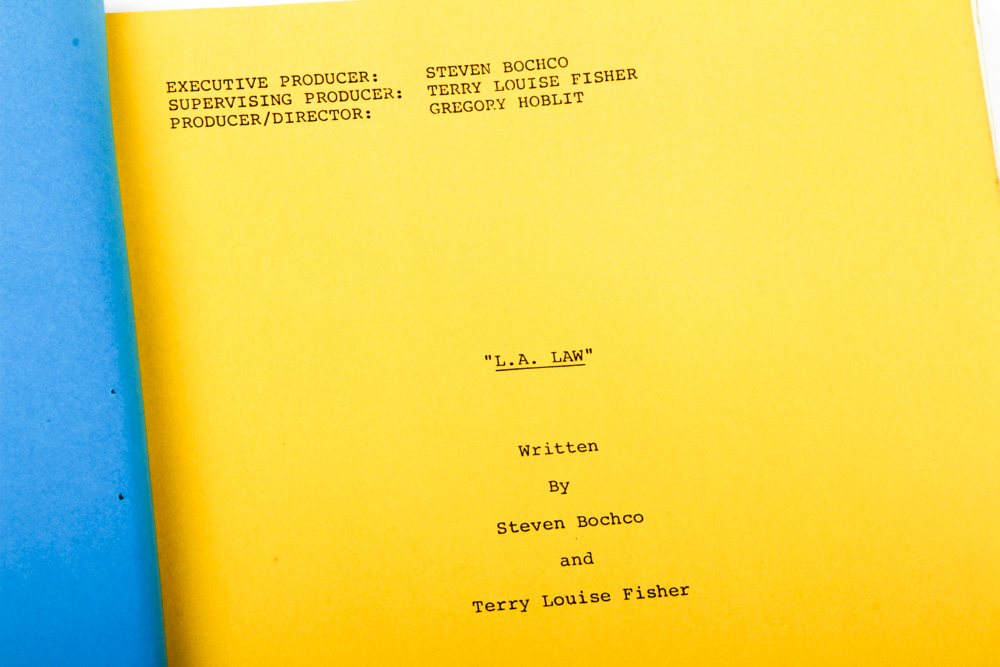 Revised Drafts from "LA Law"