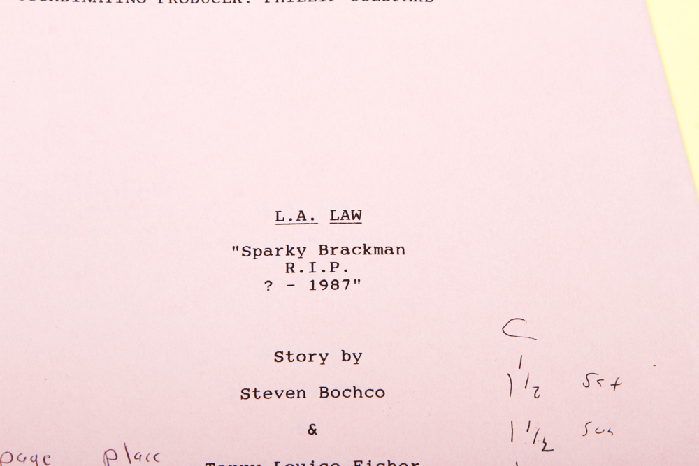 Collection of "LA Law" Scripts