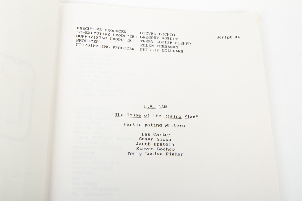 Collection of "LA Law" Scripts