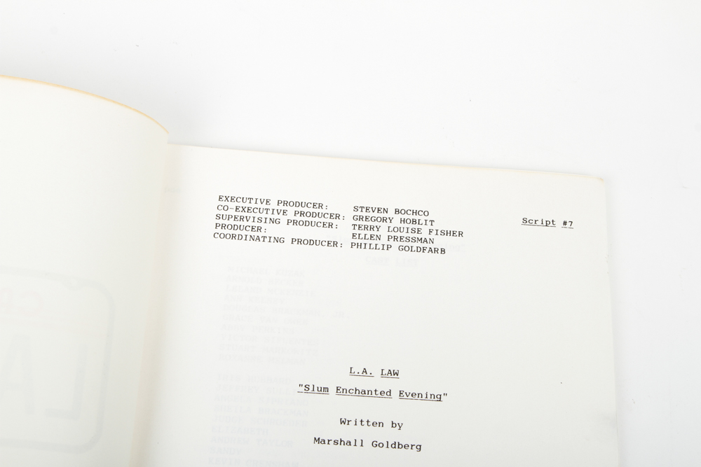Collection of "LA Law" Scripts