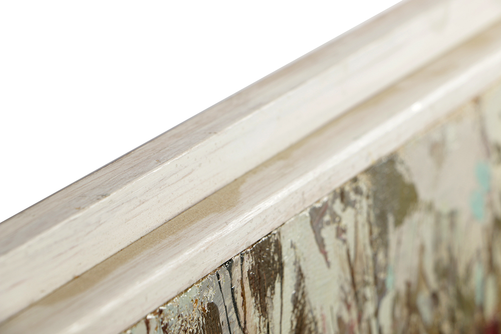 Carl Zimmerman Oil Painting on Board of Park Scene