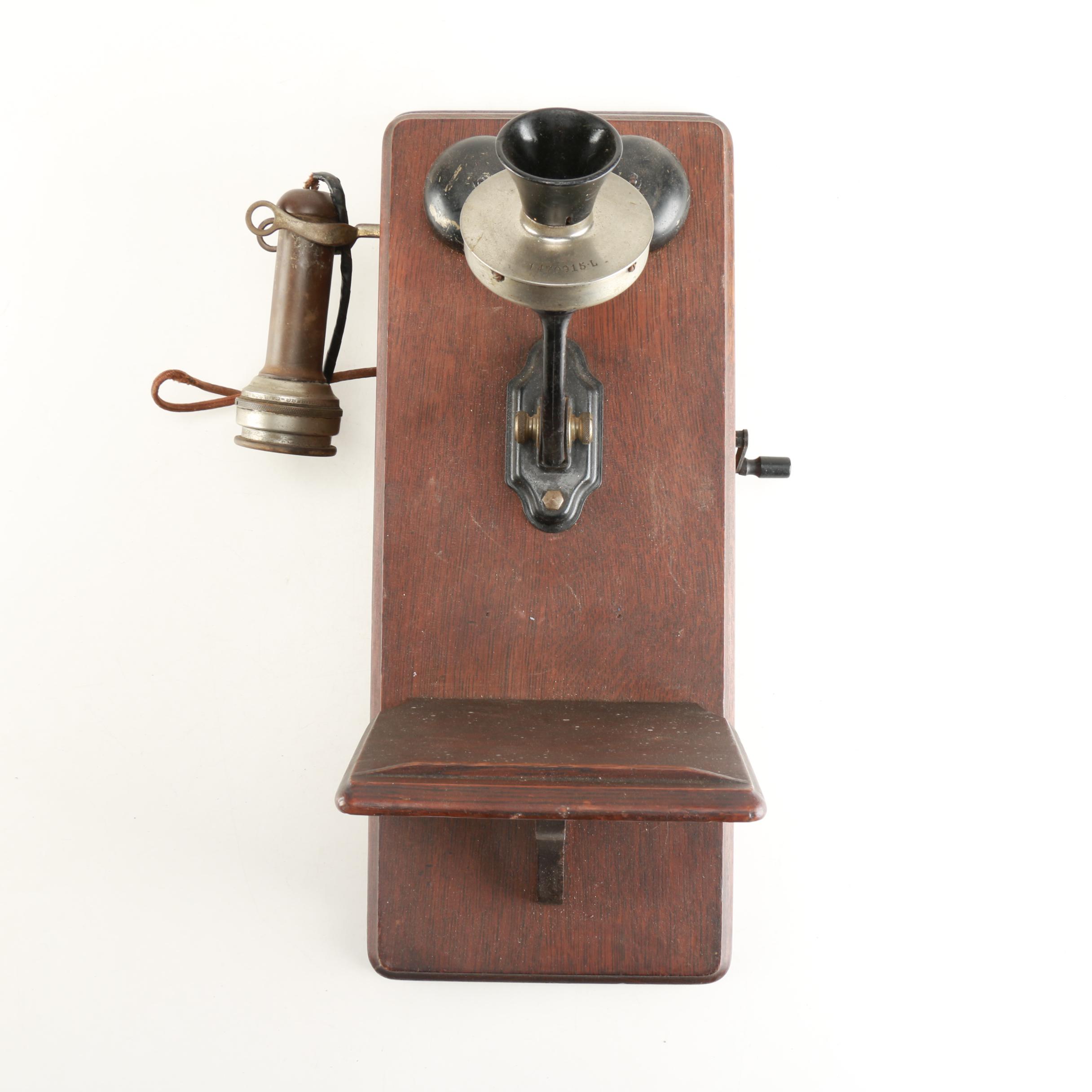 Antique Stromberg-Carlson Model 896 Wall Telephone