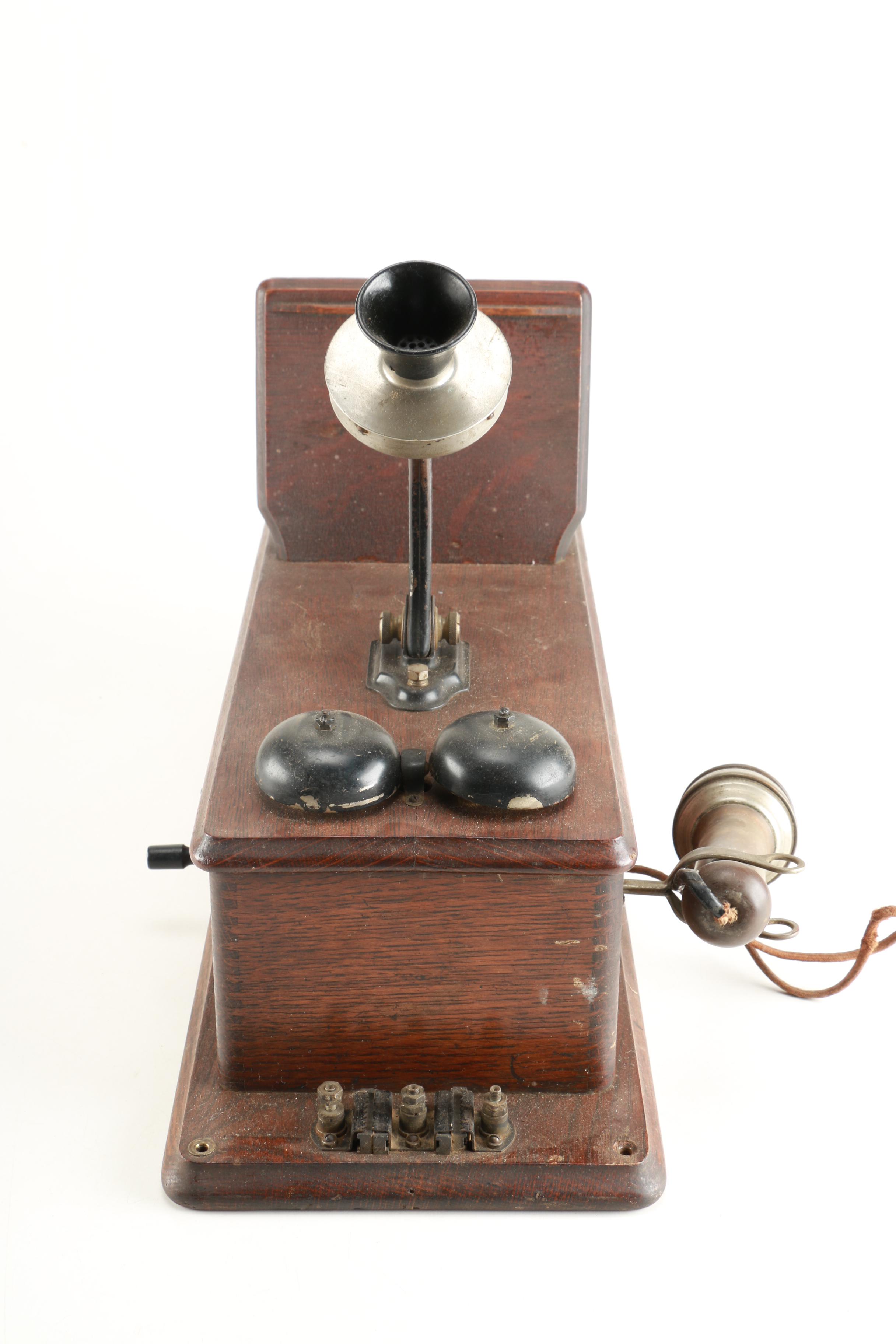 Antique Stromberg-Carlson Model 896 Wall Telephone