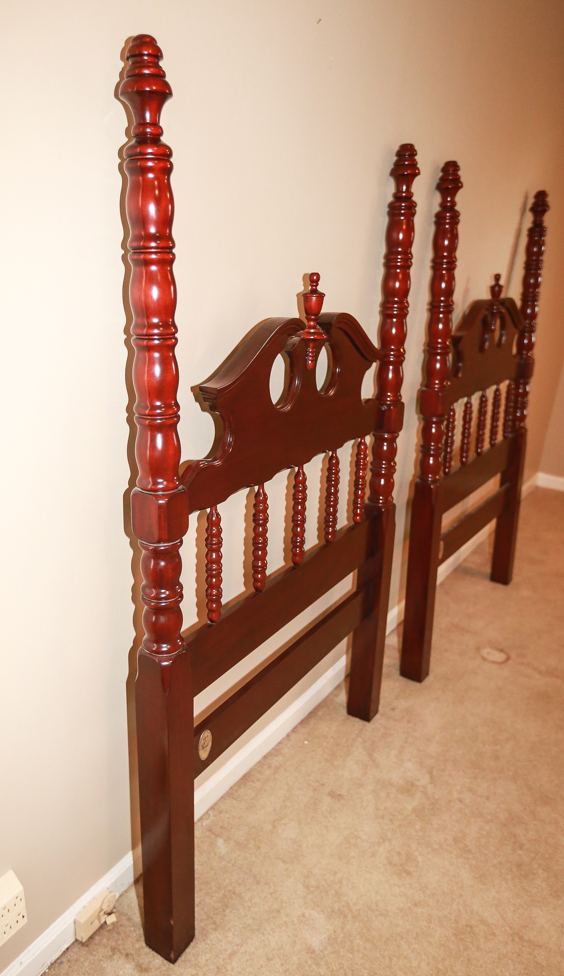 "Lillian Russell Collection" Twin Headboards by Davis Cabinet Co.