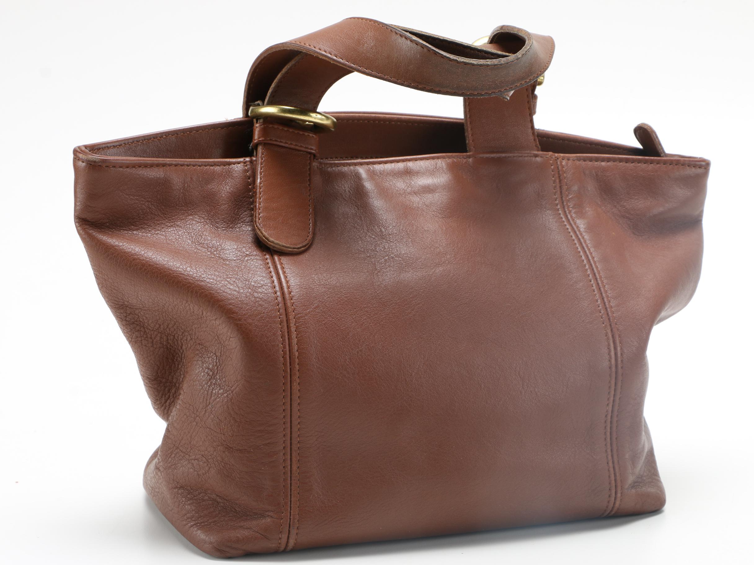 Brown Leather Coach Bags