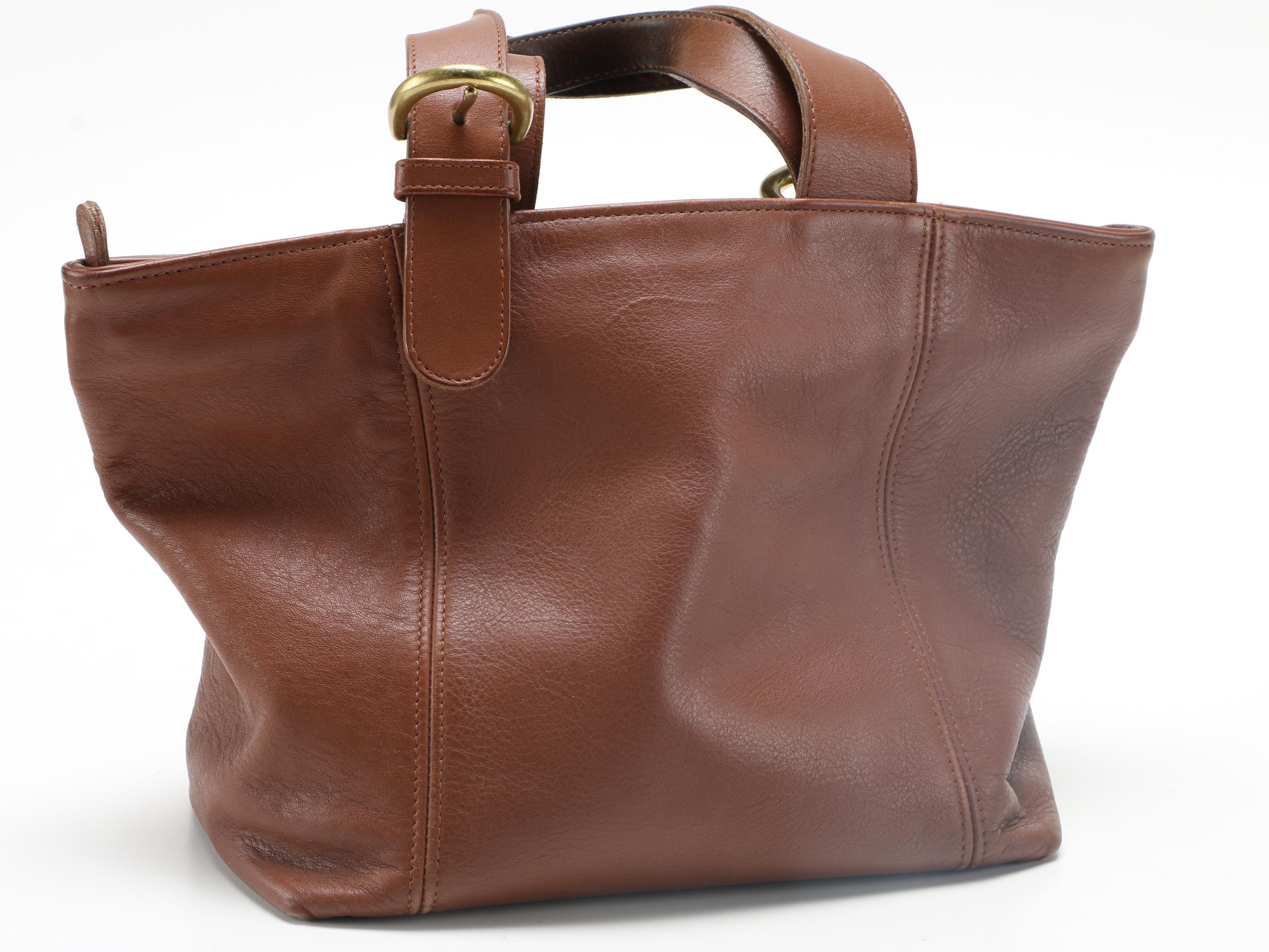 Brown Leather Coach Bags