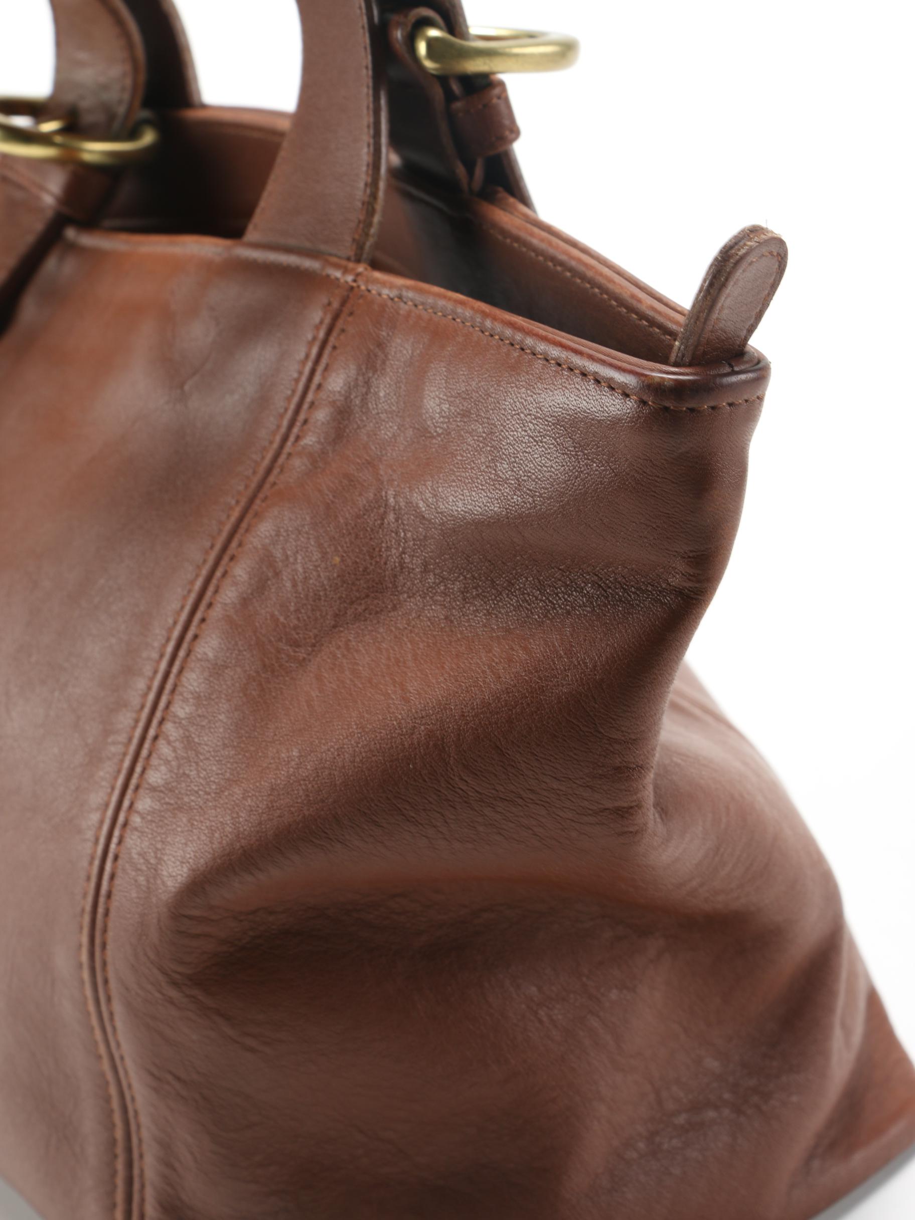 Brown Leather Coach Bags