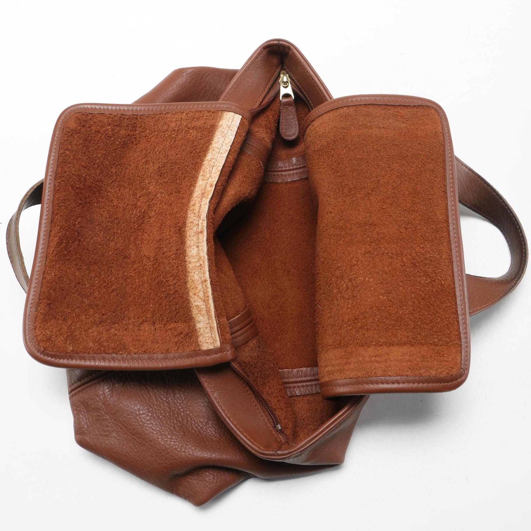 Brown Leather Coach Bags