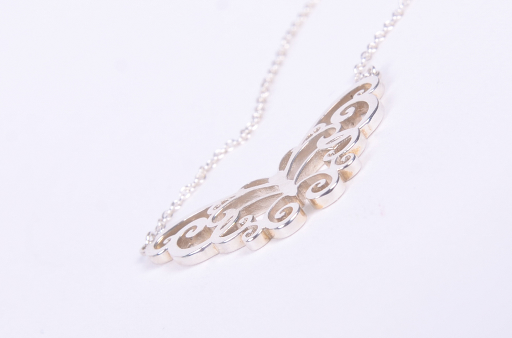 Tiffany & Co. Enchant Sterling Silver Butterfly Necklace