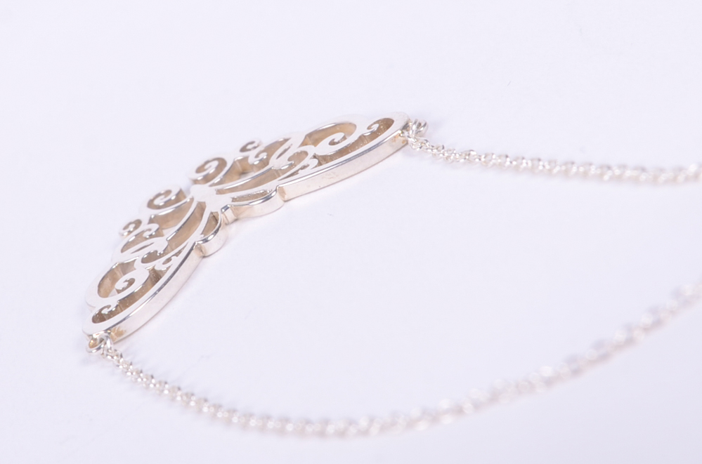 Tiffany & Co. Enchant Sterling Silver Butterfly Necklace